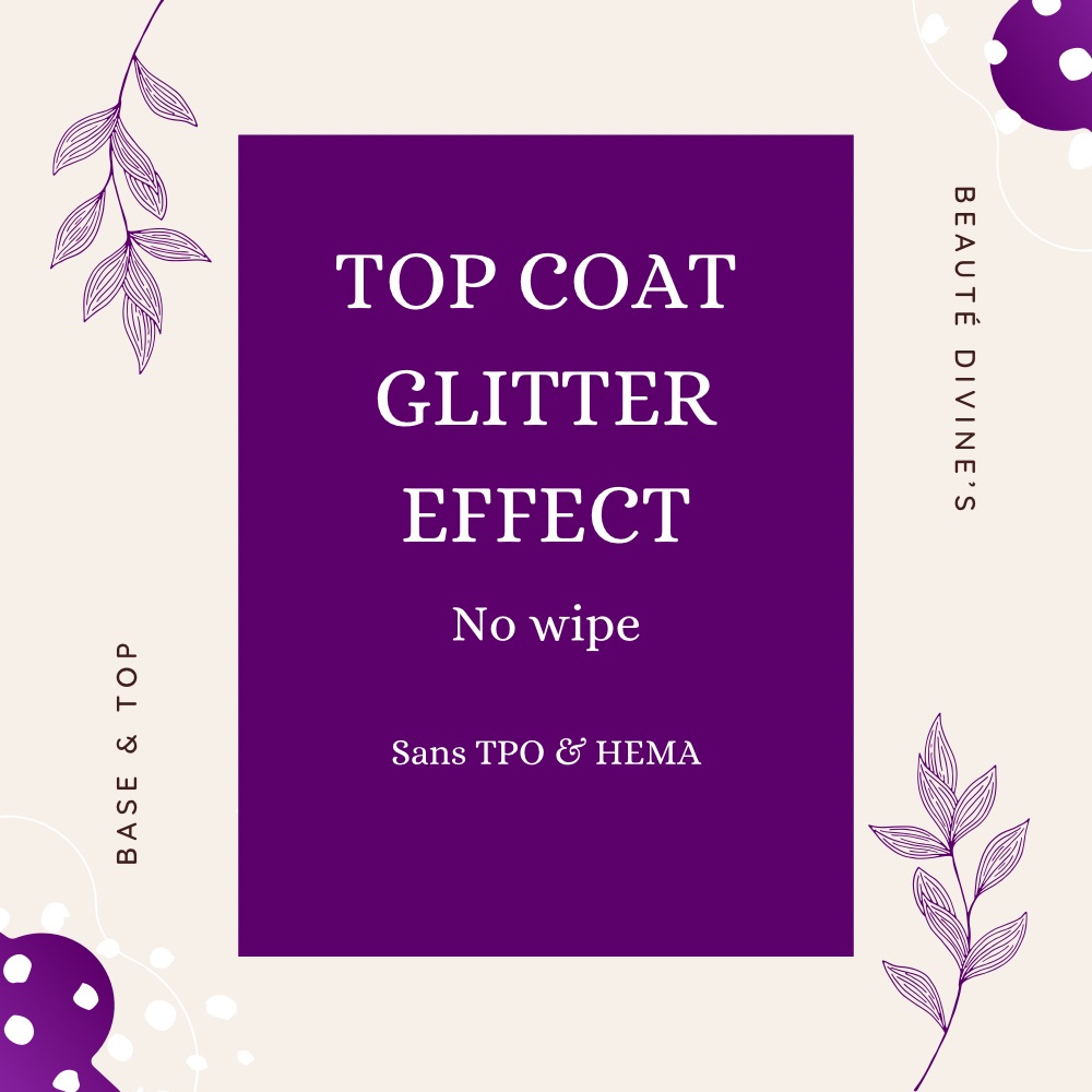 TOP COAT GLITTER / EFFECT NO WIPE