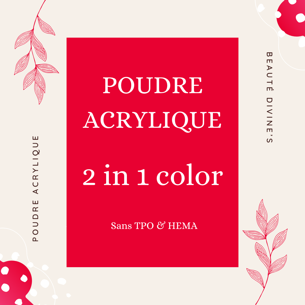 POUDRE ACRYLIQUE COLOR 2 IN 1