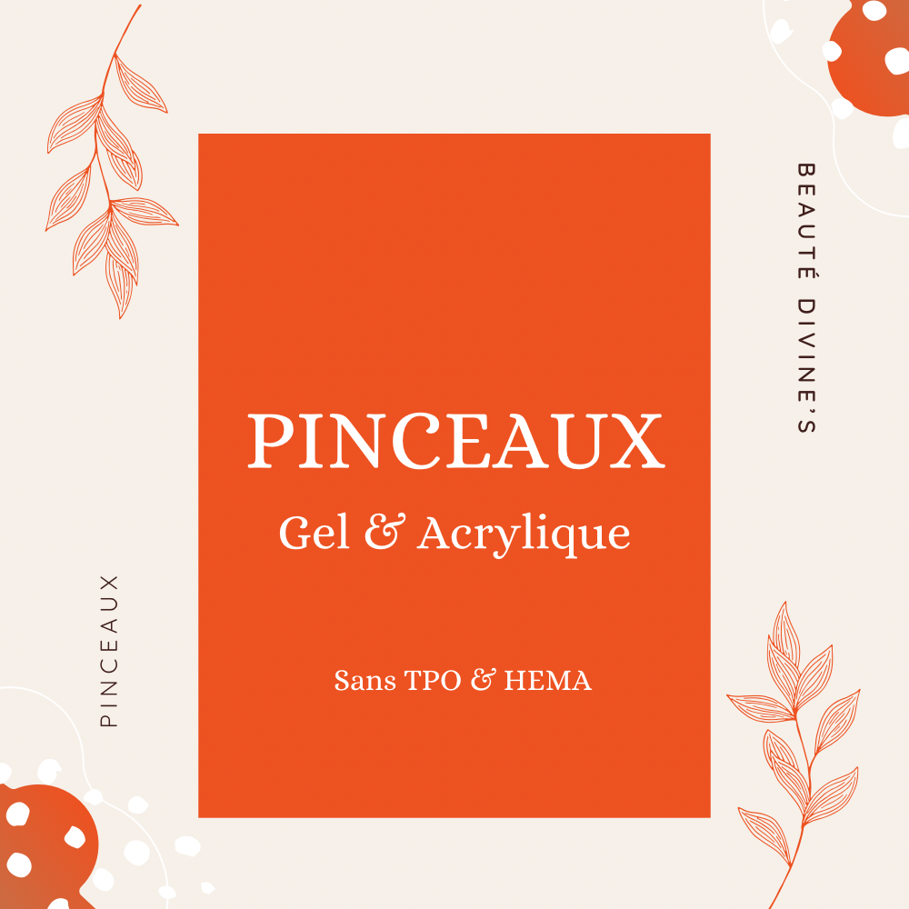 PINCEAUX GEL & ACRYLIQUE