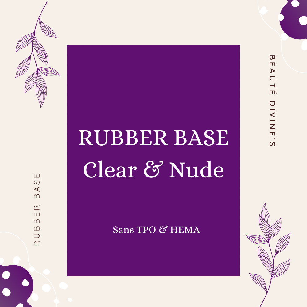 RUBBER BASE CLEAR & NUDE